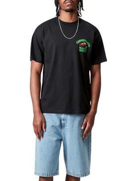 Camiseta Carhartt Preta para homem.