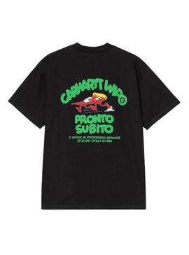 Camiseta Carhartt Preta para homem.