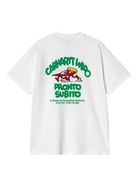 Camiseta Carhartt Branco Pronto para Homem