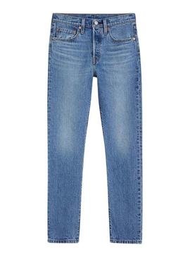 Calça Jeans Levis 501 clássica para mulher.