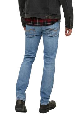 Calça jeans Jack and Jones Tim Davis skinny para homem.