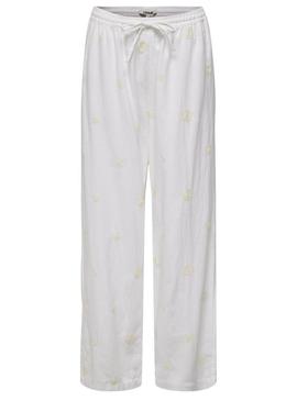 Calça branca feminina Only Caro