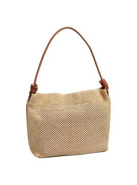 Bolsa Pieces Fikka de rafia para mulher