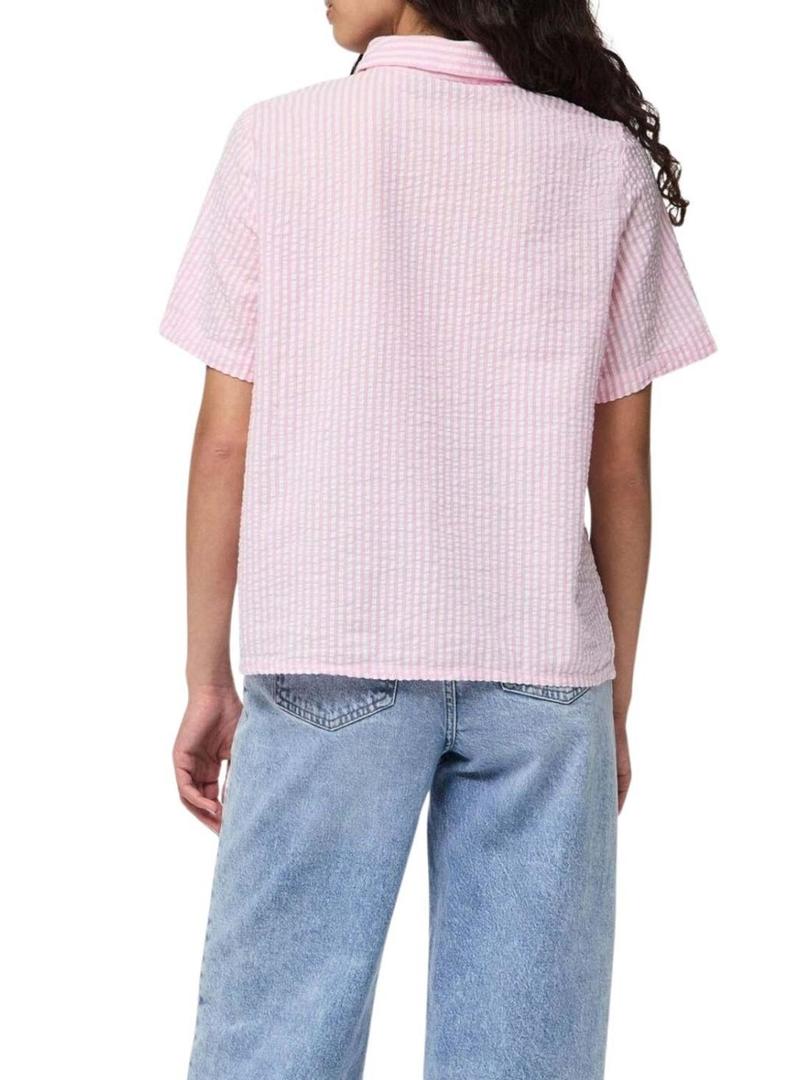 Camisa Pieces Sally rosa para mulher.