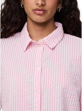Camisa Pieces Sally rosa para mulher.