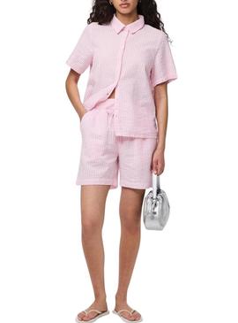 Camisa Pieces Sally rosa para mulher.