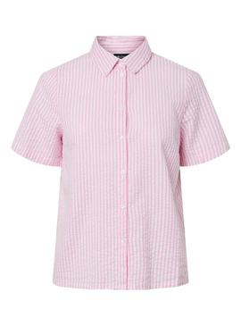Camisa Pieces Sally rosa para mulher.
