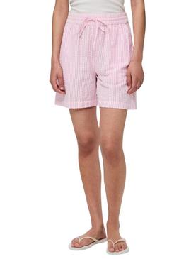 Bermudas Pieces Sally rosa para mulher