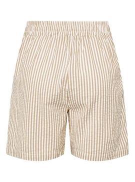 Peças das Bermudas Sally em tons tostados para mulheres.