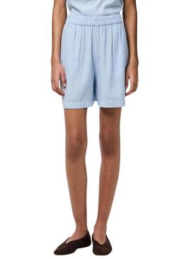 Peças curtas de Pia azul para mulher.