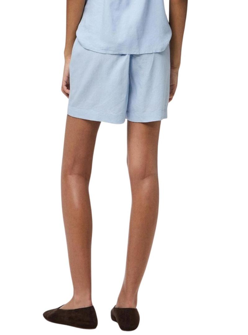 Peças curtas de Pia azul para mulher.