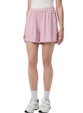 Shorts Pieces Pia cor de rosa para mulher