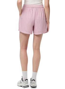 Shorts Pieces Pia cor de rosa para mulher