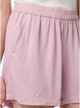 Shorts Pieces Pia cor de rosa para mulher