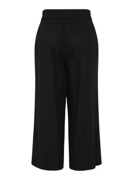 Calça Pieces Pia preta para mulher