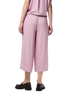 Calça Pieces Pia rosa para mulher.