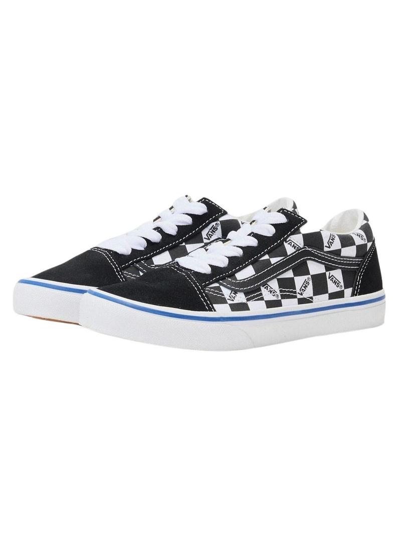 Sapatilhas Old Skool Logo preto para menino e menina