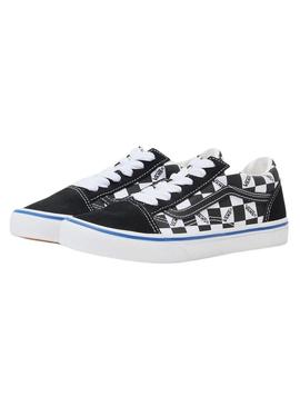 Sapatilhas Old Skool Logo preto para menino e menina