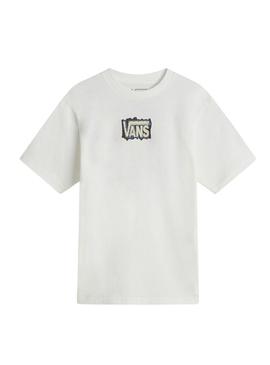 Camiseta Vans Off Grid branca para criança