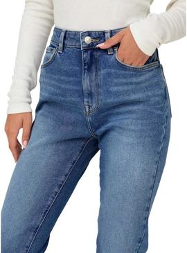 Calça de ganga Only Emily de cintura média para mulher.