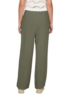 Calça Only Siesta verde para mulher