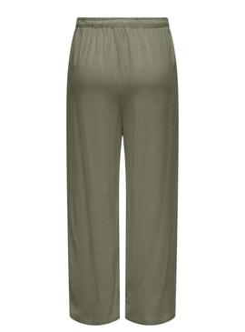 Calça Only Siesta verde para mulher
