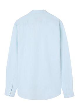 Camisa esporte oxford lisa verde claro