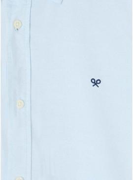 Camisa esporte oxford lisa verde claro
