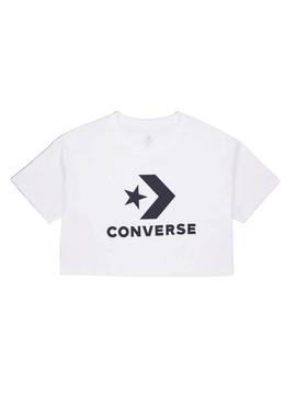 Camisa Converse Star branca para mulher.