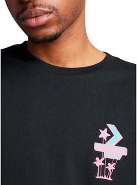 Camiseta Converse Motel preta para homem.