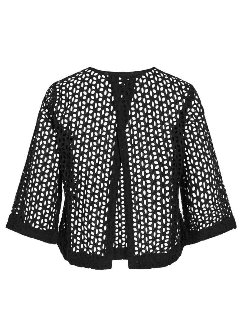 Top Vila Viakisa preto para mulher