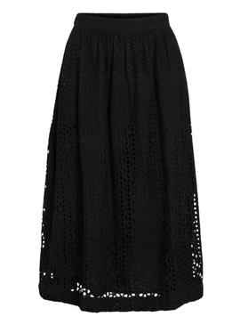 Saia preta Vila Viakisa para mulher.