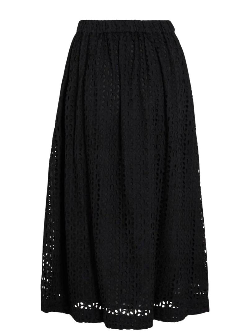 Saia preta Vila Viakisa para mulher.