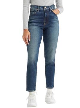 Calça de ganga Levis Mom Jean dark para mulher