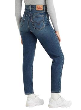 Calça de ganga Levis Mom Jean dark para mulher