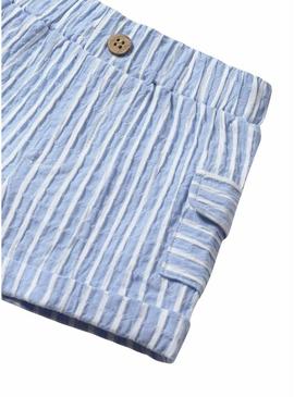 Conjunto Maio Azul para bebê.