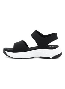 Sandálias Ecoalf Carla preto para mulher.