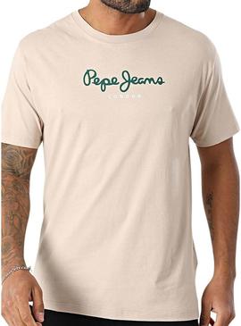 T-Shirt Pepe Jeans Eggo Azul Marinho para Homem