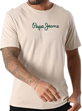 T-Shirt Pepe Jeans Eggo Azul Marinho para Homem