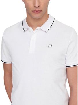 Polo Only and Sons Fletcher branco para homem