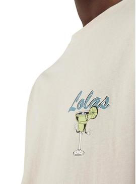 Camisa Only and Sons Keane bege para homem