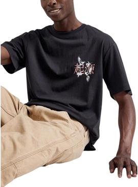 Camisa Only and Sons Keane preta para homem.