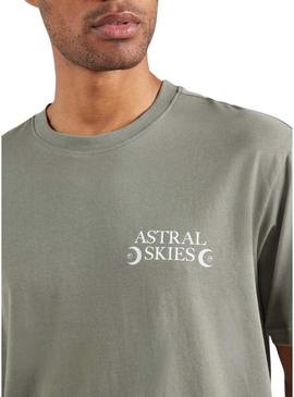 Camiseta Only and Sons Keane verde para homem.