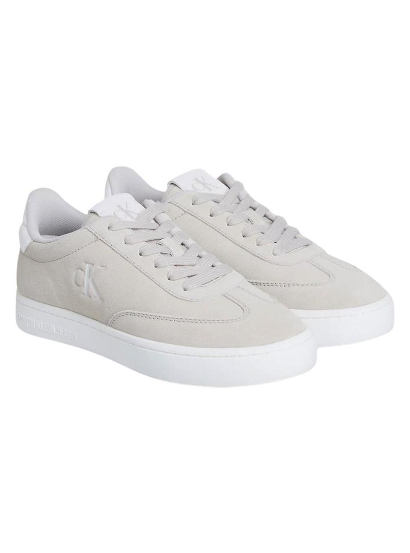 Sapatos Calvin Klein Jeans Classic Cupsole bege para mulher.