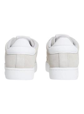 Sapatos Calvin Klein Jeans Classic Cupsole bege para mulher.