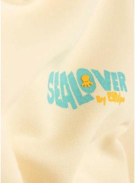 Moletom O Polvo Sealovers Surfing amarelo para homem