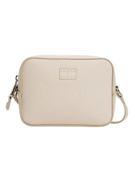 Bolsa Tommy Jeans Must Camera bege para mulher