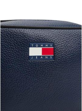Bolsa Tommy Jeans Must Camera azul para mulher.