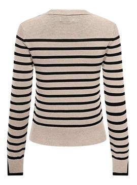 Camisola Jersey Kalana bege apenas para mulher