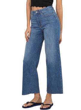 Calça de ganga Only Ann-Madison azul para mulher